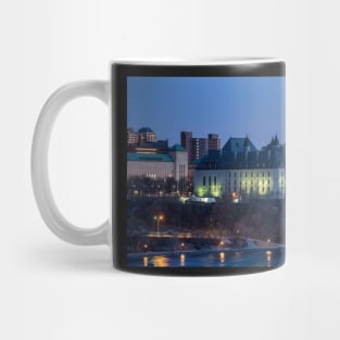 Canada's capital of Ottawa at dusk Mug